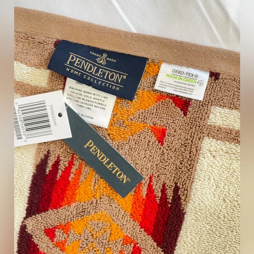 NWT Pendleton Jacquard Spa Towel Chief Joseph Beach Pool XL 40x70 Oversized